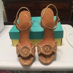 Jack Rogers Clare Rope Wedge size 8.5